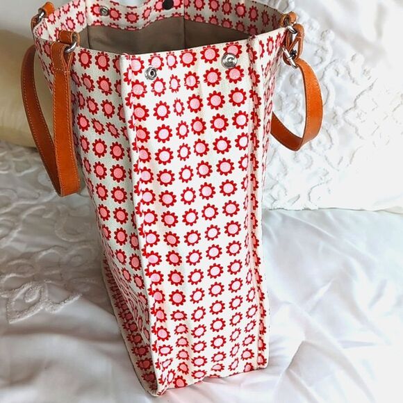 Orla Kiely Rare Floral Retro Canvas Tote - Picture 8 of 17